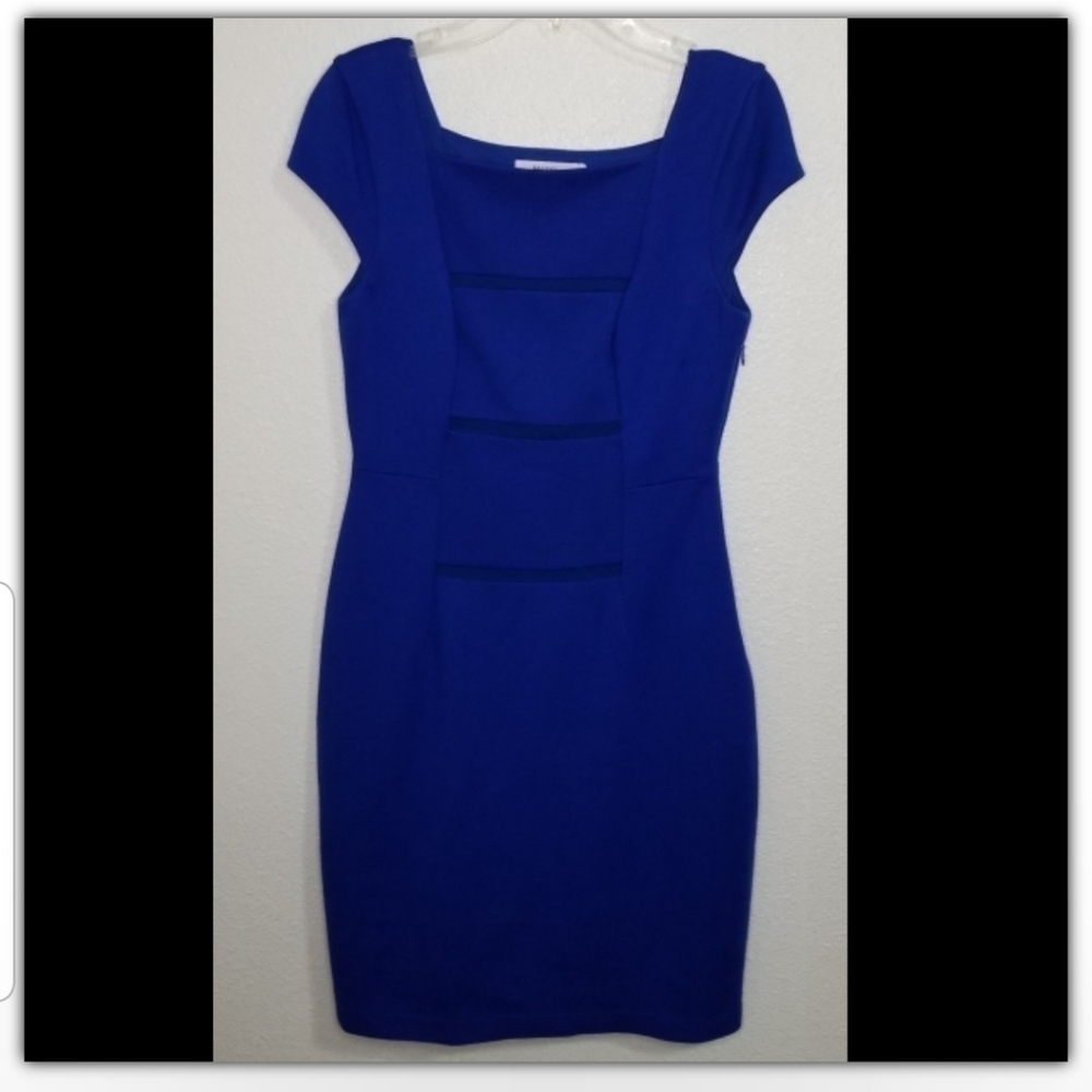 Bailey 44 side zip dress size small bodycon style work wear